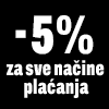 5% na sva plaćanja
